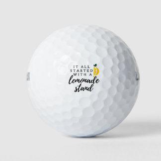 Balles De Golf stand de limonade