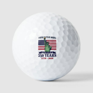 Balles De Golf Statue de la Liberté USA 250 ans 1776-2026