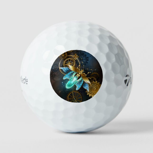 Balles De Golf Steampunk Firefly (Recto)