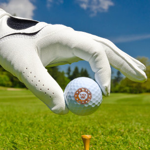 Balles De Golf Steampunk Super Coloré Gear I