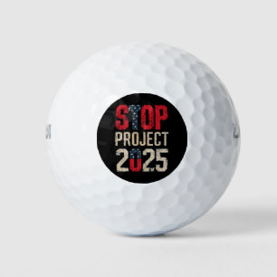 Balles De Golf Stop Project 2025 Trump Biden Vintage