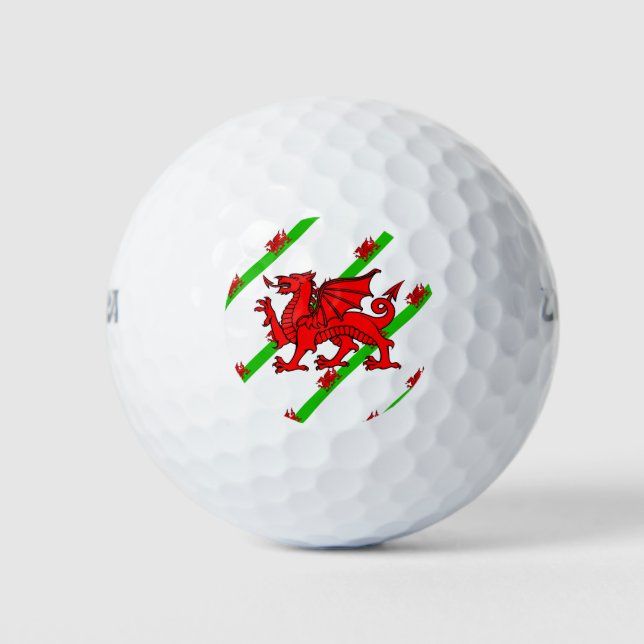Balles De Golf Stripes-flag (Devant)