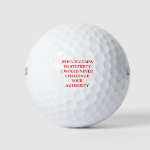 BALLES DE GOLF STUPIDE