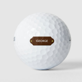 Balles De Golf Style de monogramme classe
