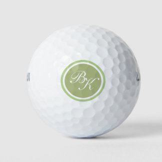 Balles De Golf Style de monogramme élégant