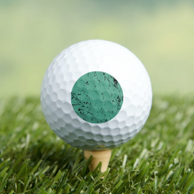 Balles De Golf Style grunge vert (T-shirt Insitu)