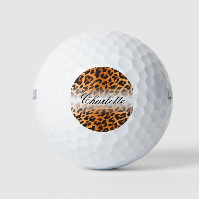 Balles De Golf Style Monogramme tendance (Devant)