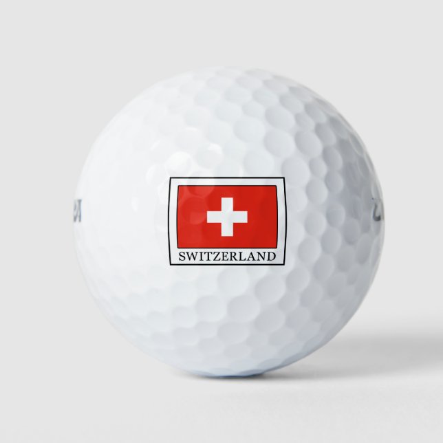 Balles De Golf Suisse (Devant)