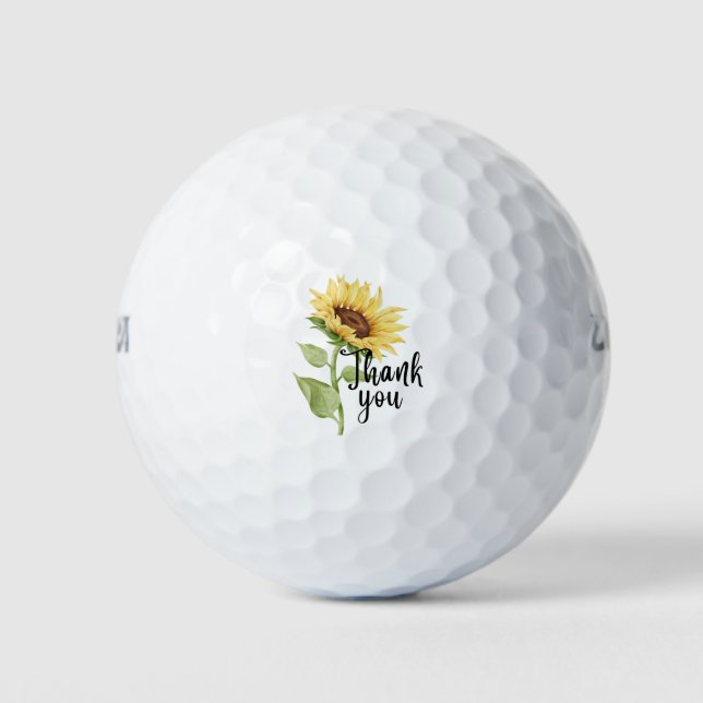 Balles De Golf Sunflower (Devant)