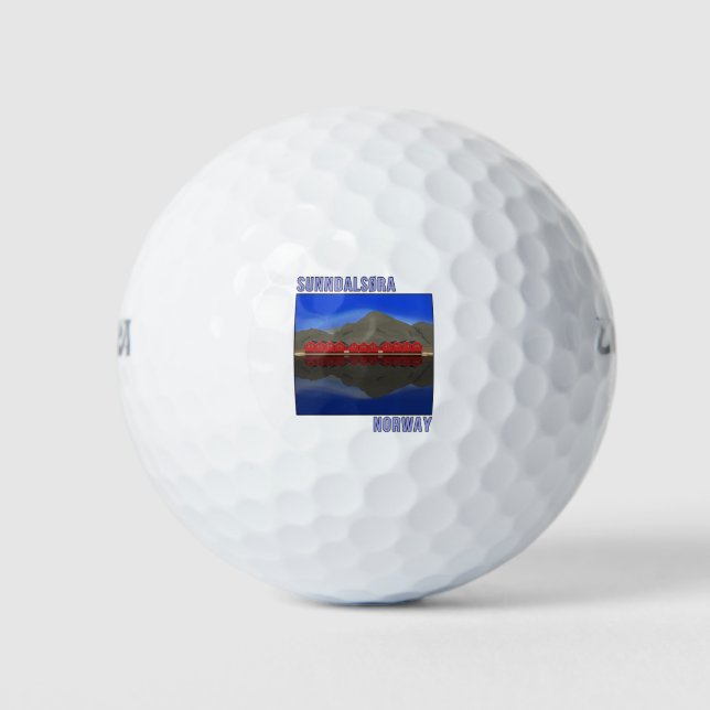 Balles De Golf Sunndalsora Norvège Scandinave (Devant)
