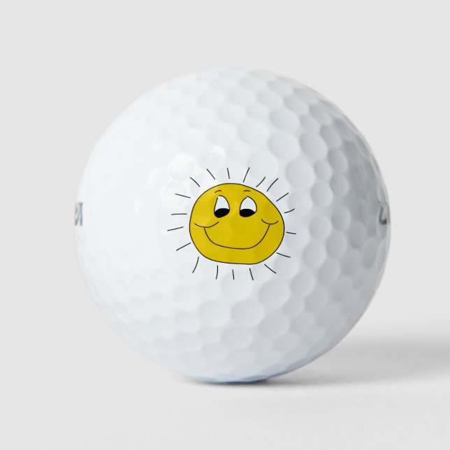 Balles De Golf Sunshine Golf Ball (Devant)