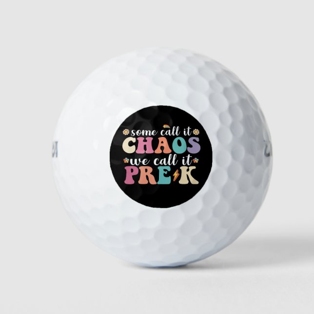 Balles De Golf Super Certains L'Appelent Chaos Nous L'Appelons Pr (Devant)