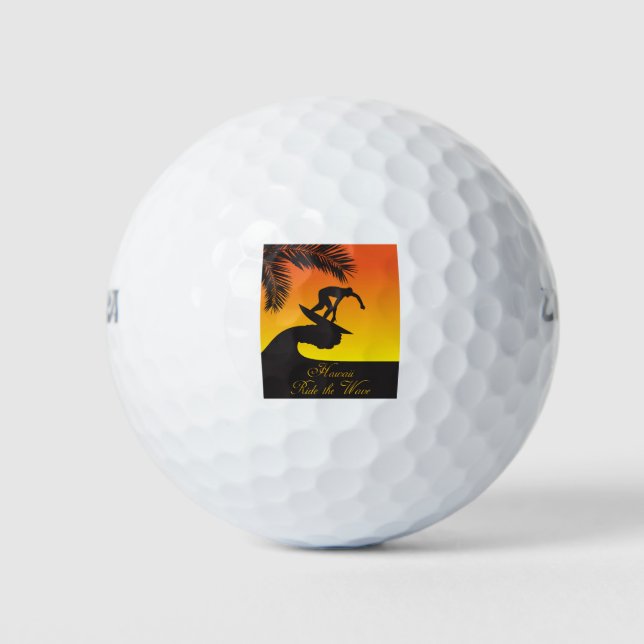 Balles De Golf Surf : Hawaï (Devant)