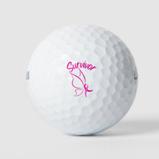 Balles De Golf Survivant du cancer du sein