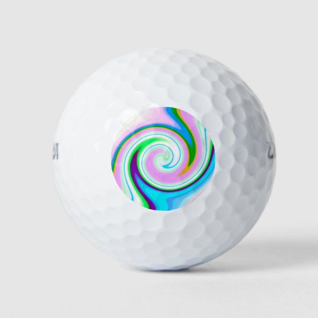Balles De Golf Swirl Pastel (Devant)