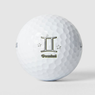 Balles De Golf Symbole de Gemini