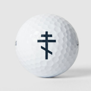 Balles De Golf Symbole de la Croix Chrétienne Foi et Fraternité