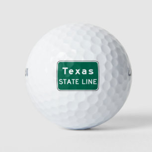 Balles De Golf SYMBOLE DE LA ROUTE DU Texas State Line