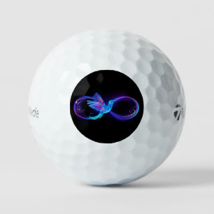 Balles De Golf Symbole de Neon Infinity par Glowing Hummingbird