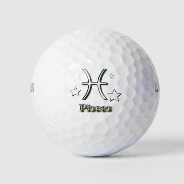 Balles De Golf Symbole de Pisces (Devant)