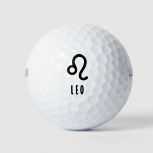 Balles De Golf Symbole du zodiaque de Leo