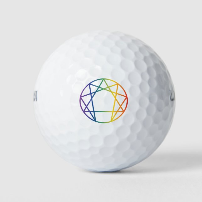Balles De Golf SYMBOLE ENNEagram (Devant)