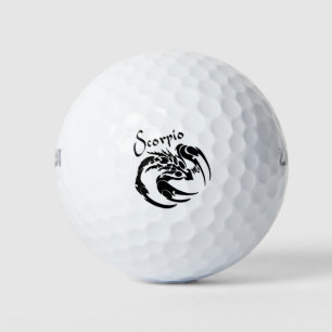 Balles De Golf Symbole et signe du zodiaque du scorpion
