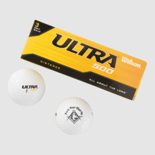 Balles De Golf Symbole franc-maçonnerie