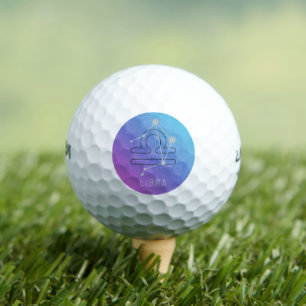 Balles De Golf Symbole Libra Zodiac Star Horoscope Constellation