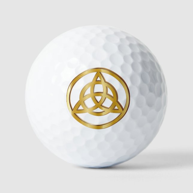 Balles De Golf symbole Triquetra (Recto)
