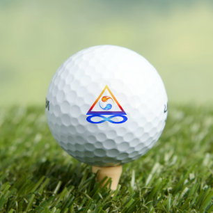 Balles De Golf Symbole Twin Flame -