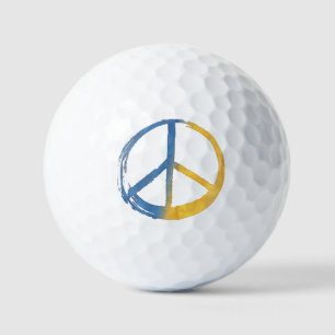 Balles De Golf SYMBOLE Ukrainien - PAIX SIGNE Ukraine Colours Gue