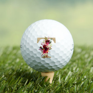 Balles De Golf T Floral