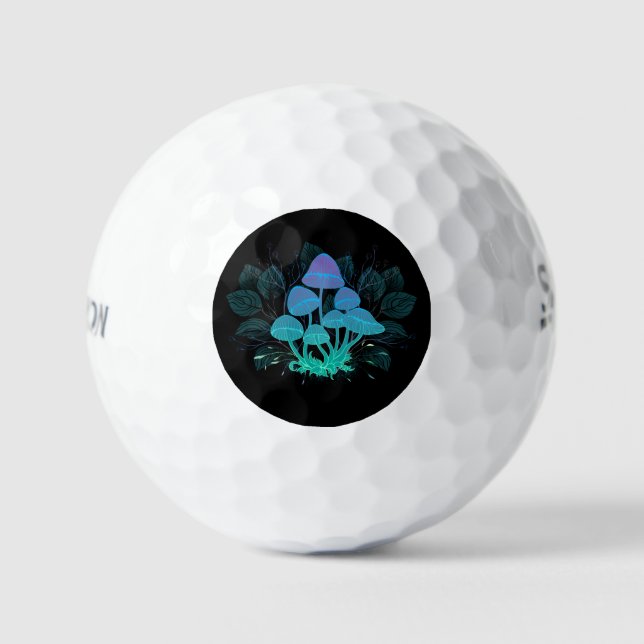 Balles De Golf Tabourets dans Bushes (Recto)