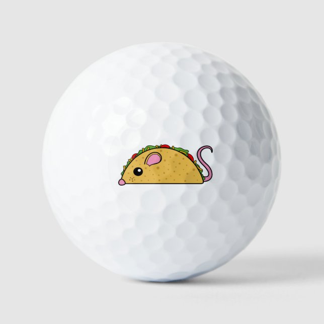 Balles De Golf Taco Rat Golf Balls (Recto)