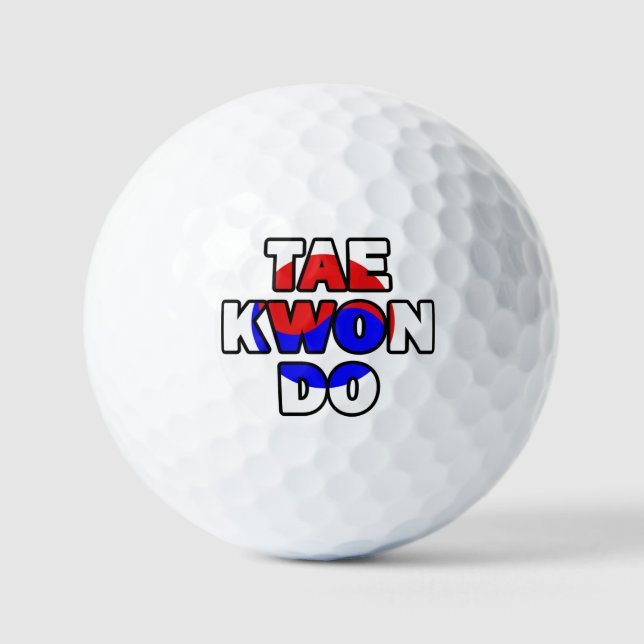 Balles De Golf Taekwondo (Recto)