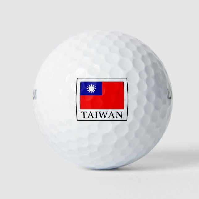Balles De Golf Taïwan (Devant)