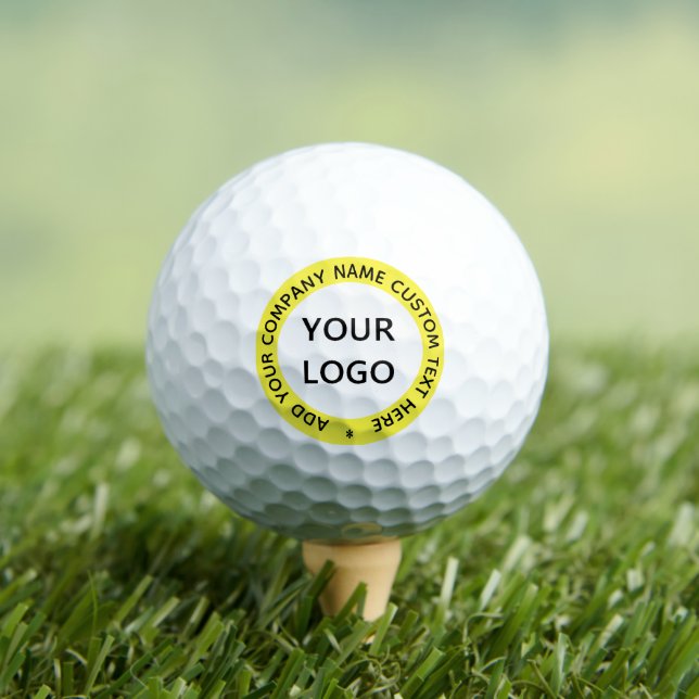 Balles de golf tampons avec logo et texte personna (T-shirt Insitu)