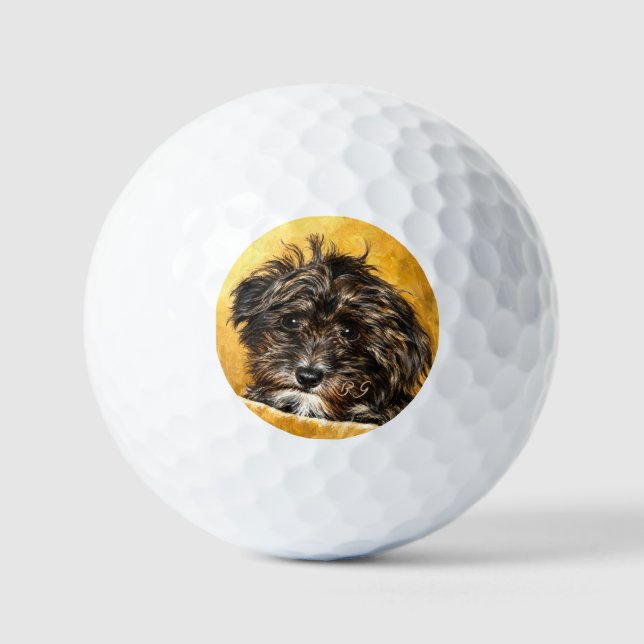 Balles De Golf Tapis de souris Schnoodle (Recto)