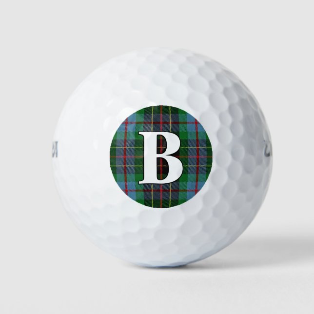 Balles De Golf Tartan écossais du clan Brodie (Devant)