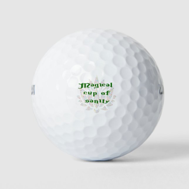Balles De Golf Tasse Magique de Sanité (Devant)