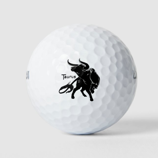 Balles De Golf Taurus puissant le Zodiaque Bull (Devant)