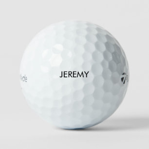 Balles De Golf Taylor de nom personnalisé