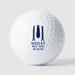 Balles De Golf Témoin Bleu Cravate