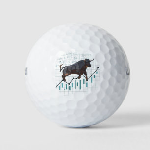 Balles De Golf Tendance haussière du marché boursier