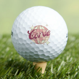 Balles De Golf Terrain de golf rétro vintage Corse France