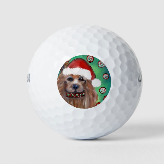 BALLES DE GOLF TERRIER AUSTRALIEN (Devant)