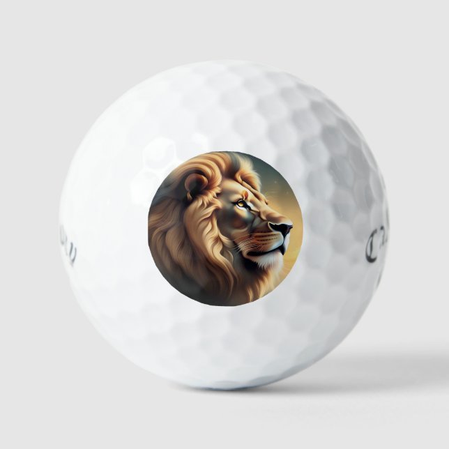 Balles De Golf Tête de lion (Recto)