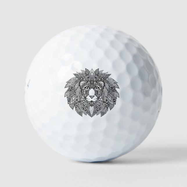 Balles De Golf Tête de lion inspirée 4 (Devant)