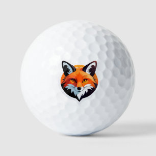 Balles De Golf Tête de renard vibrant